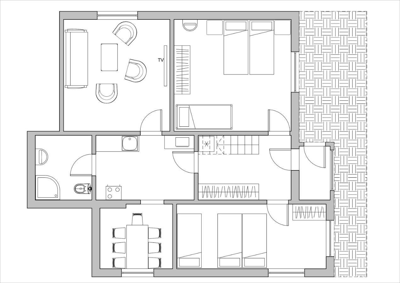 Apartmán U Kačáku Vrchlabí Exteriér fotografie